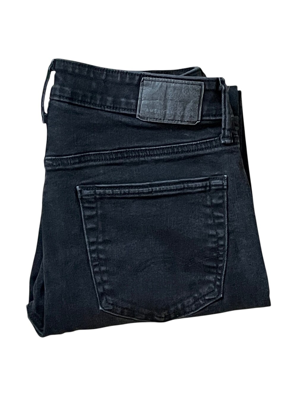 American Eagle Men's AirFlex Black Jeans 30x32 Orig Straight